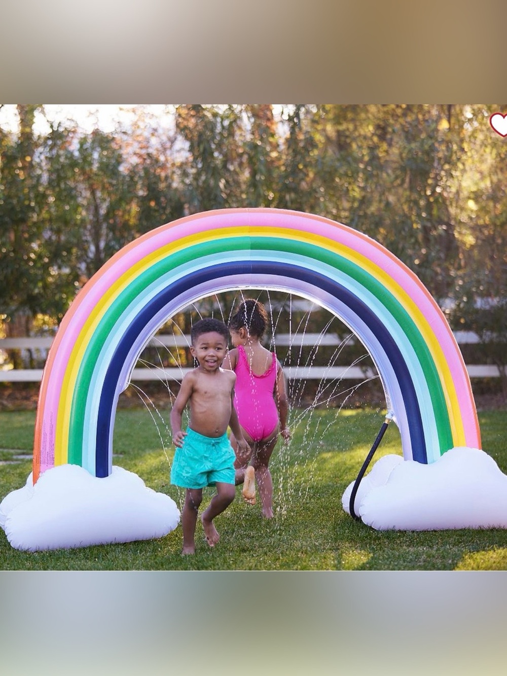 ❤️ Rainbow Inflatable Sprinkler
